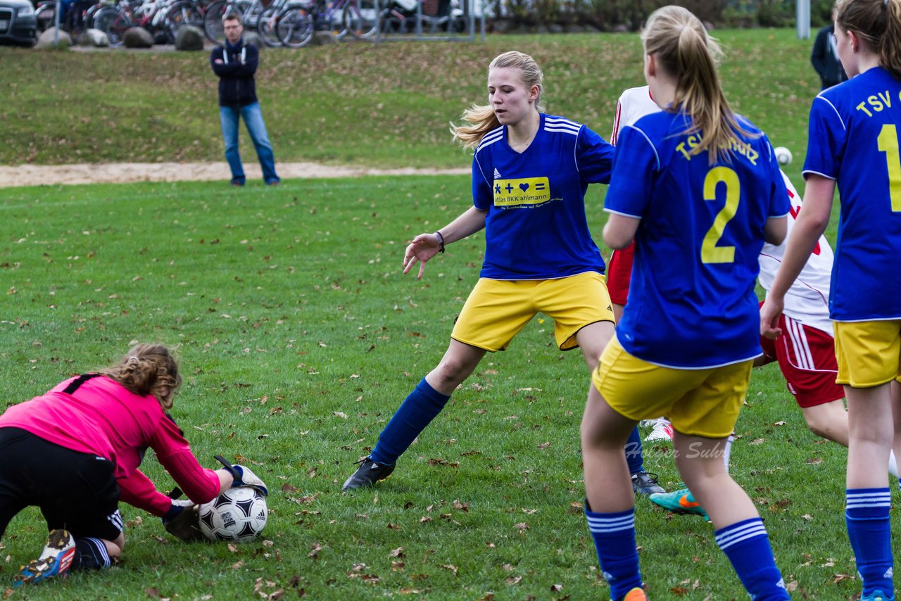 Bild 351 - B-Juniorinnen TSV Gnutz o.W. - TuS Tensfeld : Ergebnis: 3:2